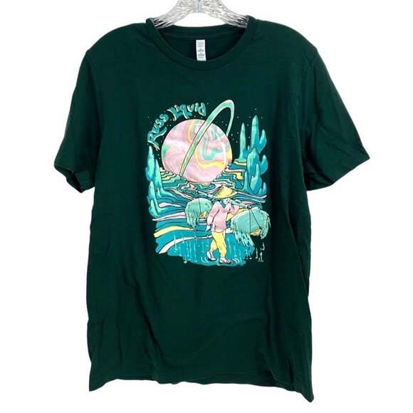 Large Green Short Sleeve Logo T-Shirt 29j - Picture 1 of 7